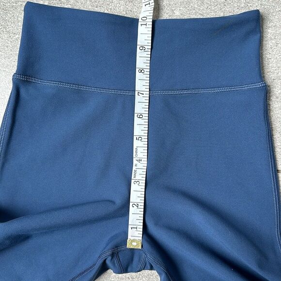 NEW Calme by Johnny Was Cutout High Waist Gym Yoga Leggings in Midnight Blue XS - Picture 13 of 15